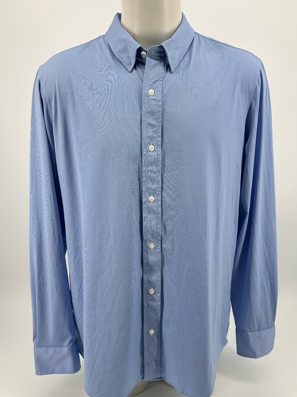 Men’s NWT Rhône Commuter Classic long sleeve button down shirt Size XXL Blue